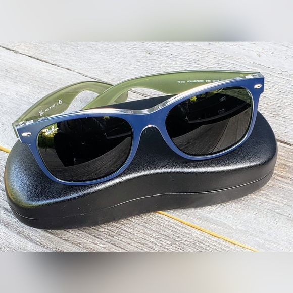 Ray-Ban Accessories - Ray Ban New Wayfarer bicolor, customized design-Model RB2132 6188. w/hard case.